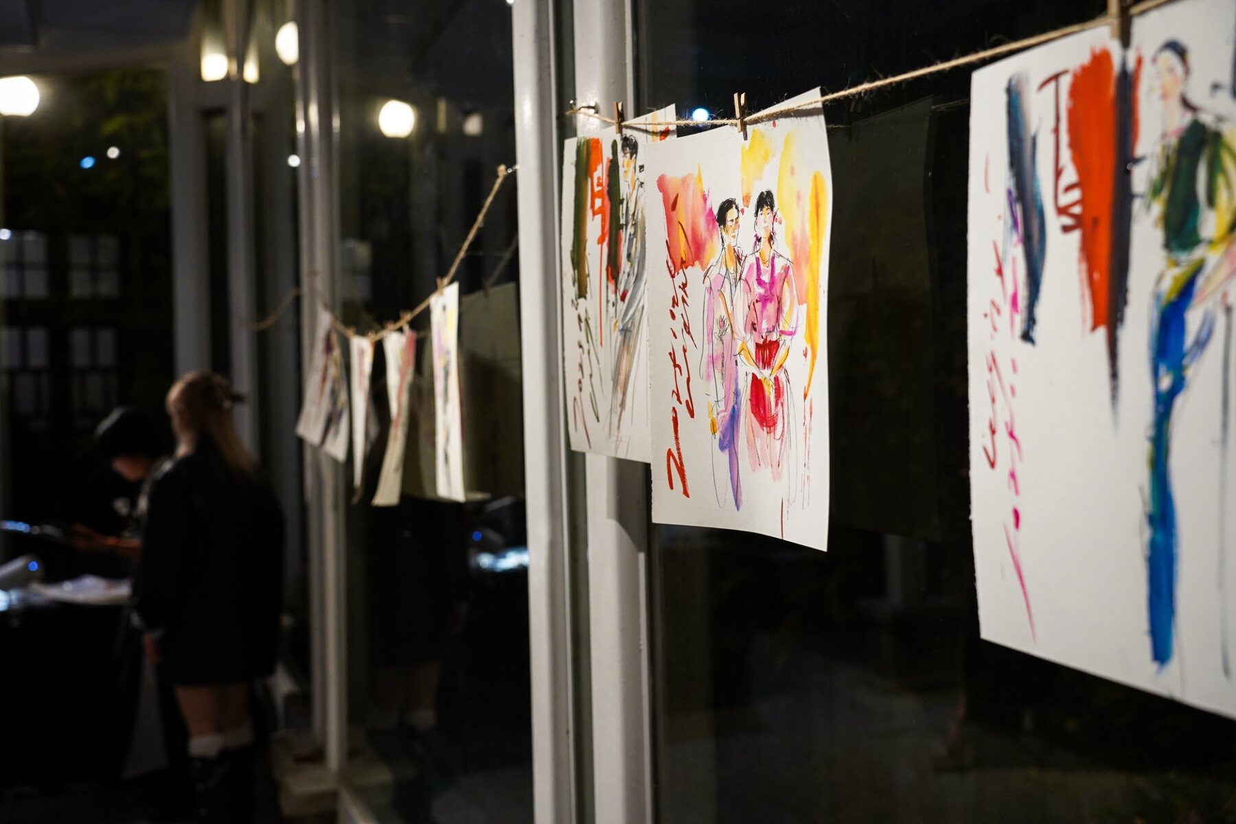 An evolving live exhibition